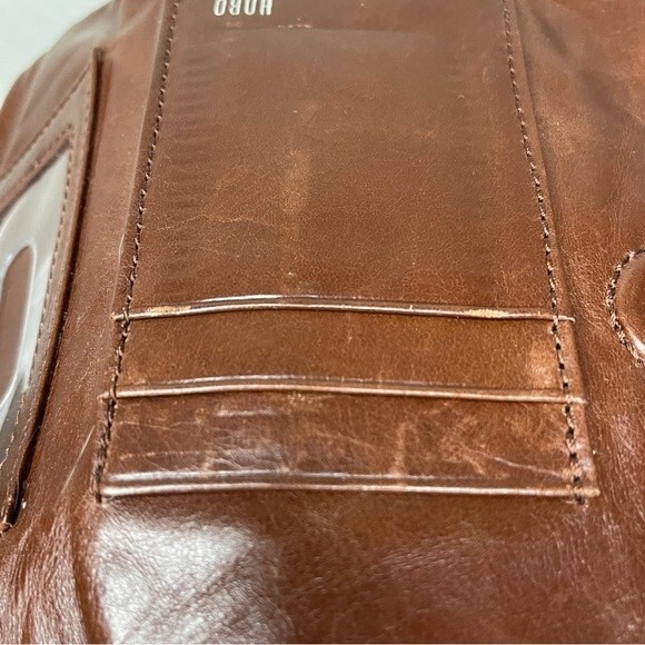 HOBO Womens Lauren Clutch Wallet Leather Floral Lining - EUC - Picture 15 of 16